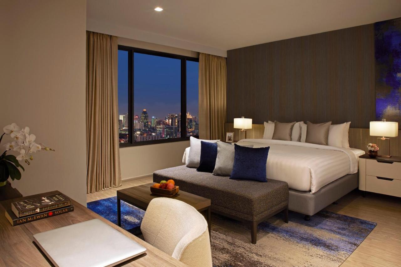 Somerset Rama 9 Bangkok Exterior foto A bedroom at the hotel