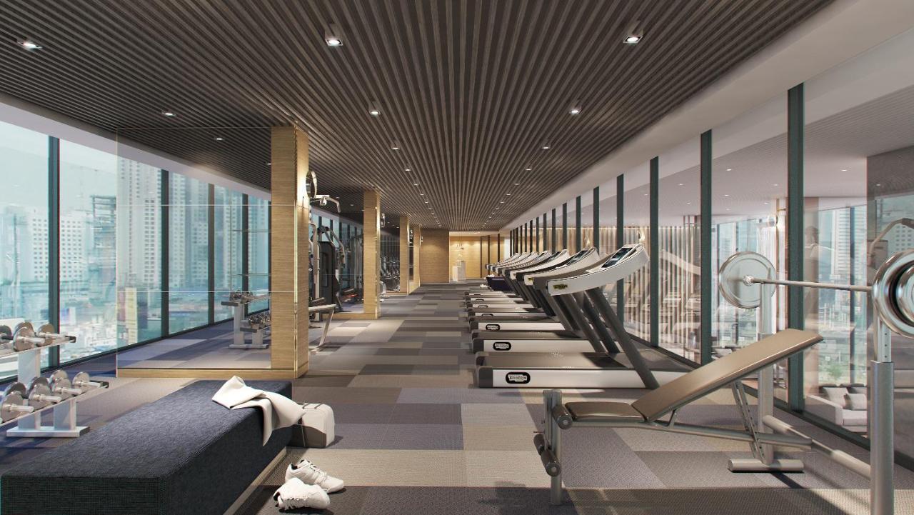 Somerset Rama 9 Bangkok Exterior foto The gym at the hotel