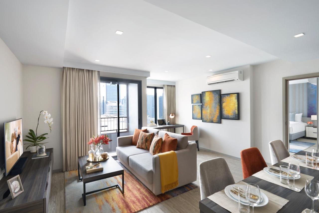 Somerset Rama 9 Bangkok Exterior foto A living room